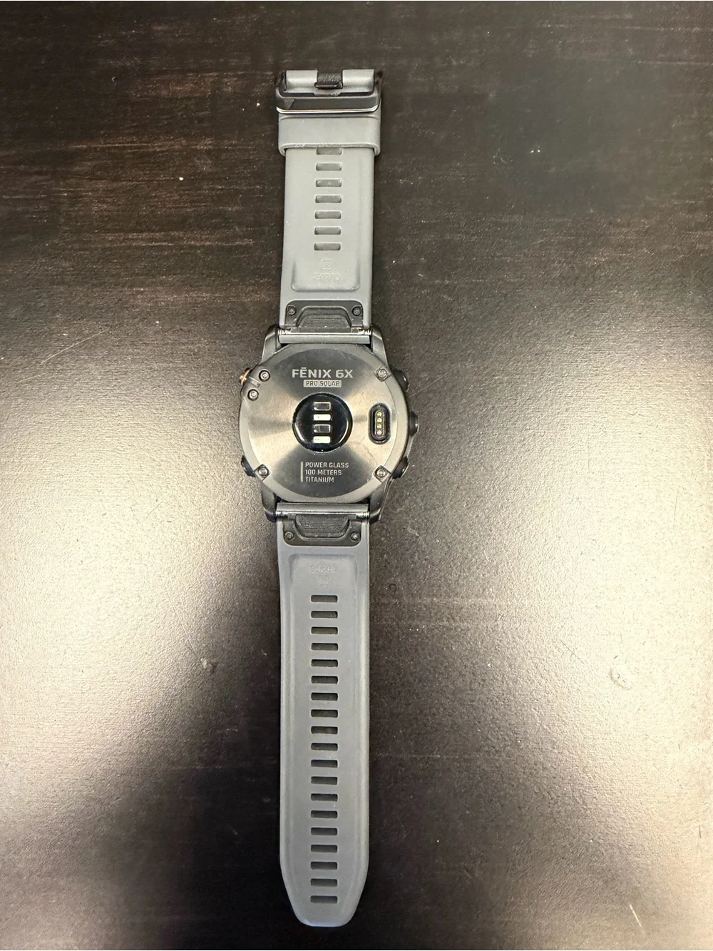 Gray Silicone-Band Sports Smartwatch